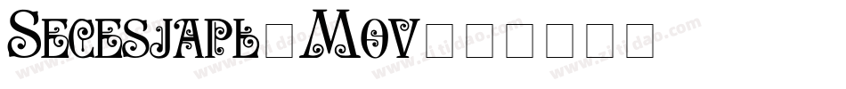 Secesjapl-Mov字体转换