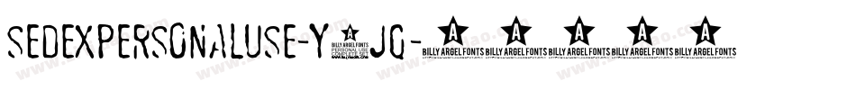 Sedexpersonaluse-y5jq字体转换