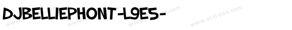 DjbElliephont-L9e5字体转换