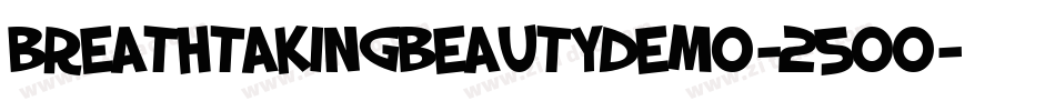 Breathtakingbeautydemo-25Oo字体转换