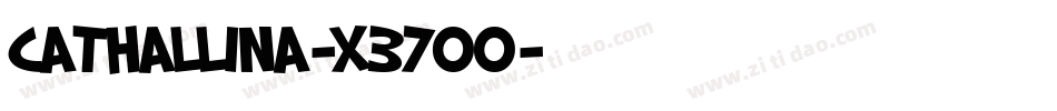 Cathallina-x37oO字体转换