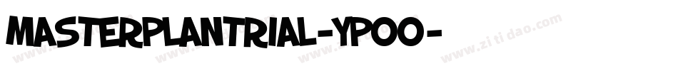 MasterplanTrial-YPOo字体转换