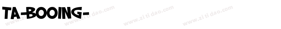 TA-booing字体转换