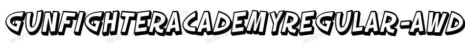 GunfighteracademyRegular-AWdg字体转换