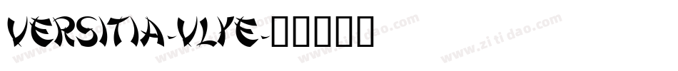 Versitia-VLYe字体转换
