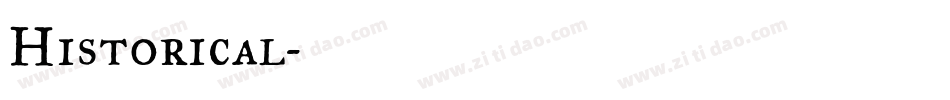 Historical字体转换