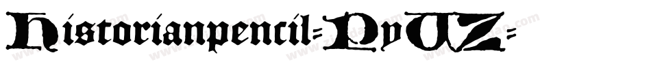 Historianpencil-PyVZ字体转换