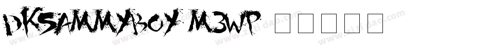 Dksammyboy-M3wp字体转换