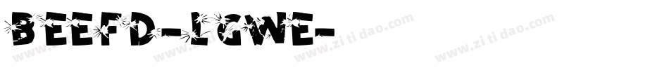 Beefd-lGwe字体转换