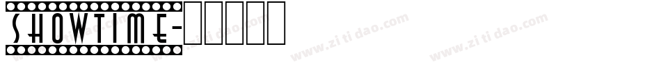 Showtime字体转换