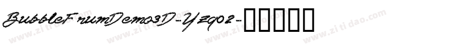 BubbleFrumDemo3D-Yzq02字体转换