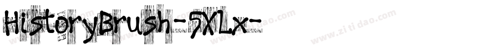 HistoryBrush-5XLx字体转换