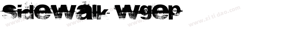 Sidewalk-wGeP字体转换