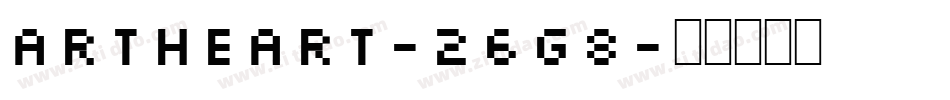 ArtHeart-26g8字体转换