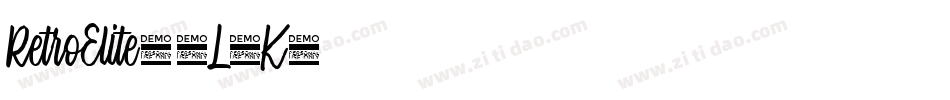 RetroElite-4L4K字体转换