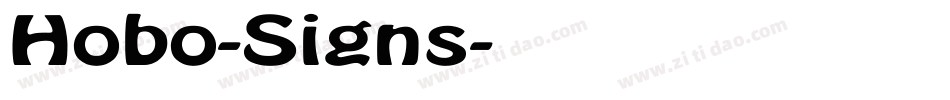 Hobo-Signs字体转换