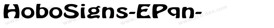 HoboSigns-EPqn字体转换