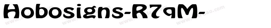 Hobosigns-R7qM字体转换