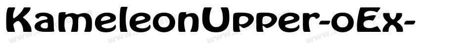 KameleonUpper-oEx字体转换