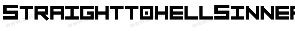 StraighttohellSinnerBb-04gR字体转换