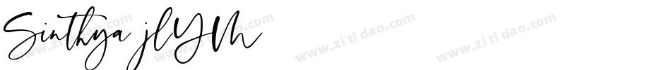 Sinthya-jlYM字体转换