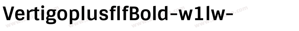 VertigoplusflfBold-w1lw字体转换
