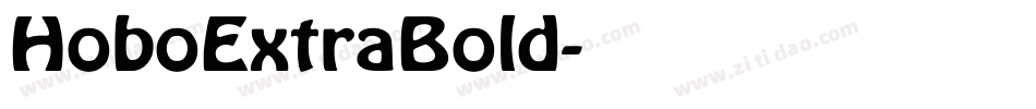 HoboExtraBold字体转换
