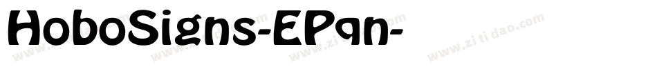 HoboSigns-EPqn字体转换