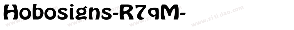 Hobosigns-R7qM字体转换