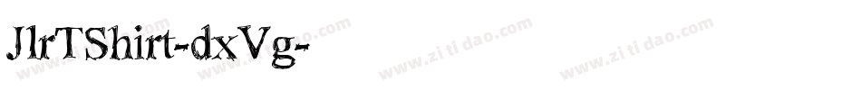 JlrTShirt-dxVg字体转换