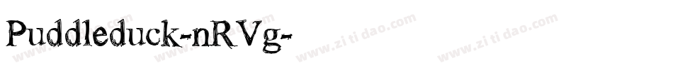 Puddleduck-nRVg字体转换
