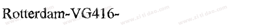 Rotterdam-VG416字体转换
