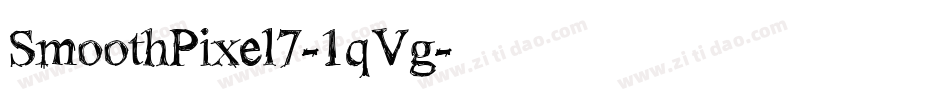 SmoothPixel7-1qVg字体转换