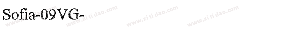 Sofia-09VG字体转换 Sofia-09VG字体转换