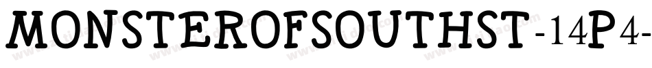 MonsterOfSouthSt-14p4字体转换