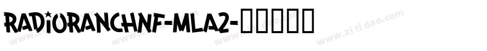 RadioRanchNf-mlA2字体转换