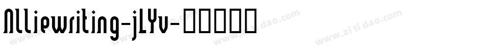 Alliewriting-jLYv字体转换