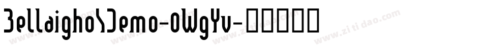 BellaighoSDemo-0WgYv字体转换
