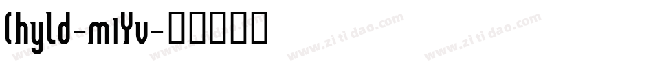 Chyld-m1Yv字体转换