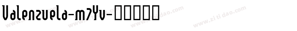 Valenzuela-m7Yv字体转换
