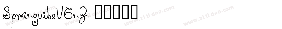 SpringvibeV6nZ字体转换