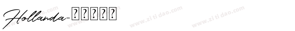 Hollanda字体转换
