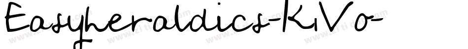 Easyheraldics-K1Vo字体转换 Easyheraldics-K1Vo字体转换