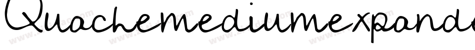 Quachemediumexpandedpersonal-ZVoPm字体转换
