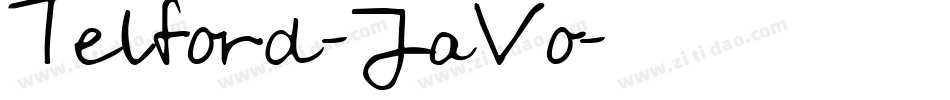 Telford-JaVo字体转换