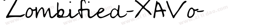 Zombified-XAVo字体转换