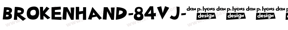 Brokenhand-84vJ字体转换 Brokenhand-84vJ字体转换