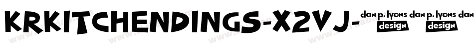 KrKitchenDings-X2Vj字体转换