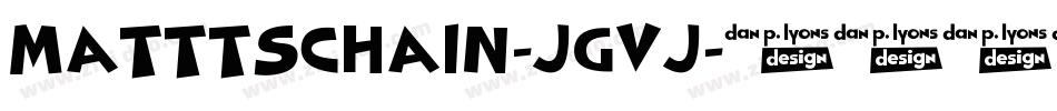 MatttsChain-JGVj字体转换