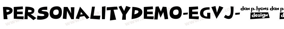 Personalitydemo-EgVj字体转换 Personalitydemo-EgVj字体转换